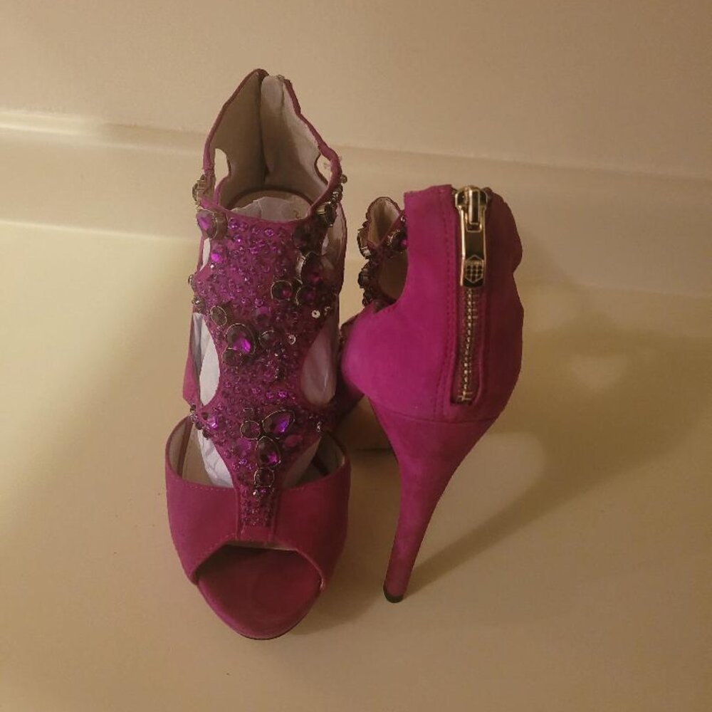 Vince Camuto Jeweled Heel